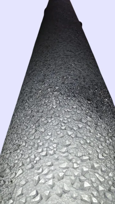 Glass embossing roll manufacturing