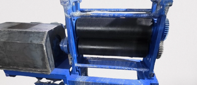 sheet embossing machine for textured and anti-slip metal sheets